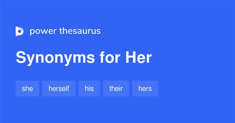 synonyms for her